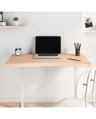 Dessus de bureau 100x(55-60)x4 cm bois massif de hêtre | Mobilier & Déco