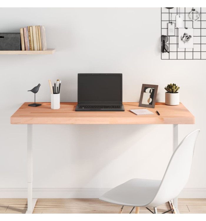 Dessus de bureau 110x55x4 cm bois massif de hêtre | Mobilier & Déco