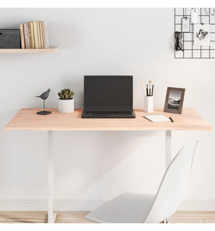 Dessus de bureau 110x55x1,5 cm bois massif de hêtre | Mobilier & Déco