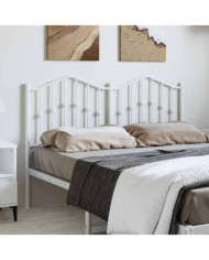 Tête de lit métal blanc 135 cm | Mobilier & Déco