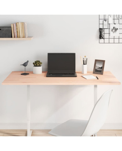 Dessus de bureau 110x60x1,5 cm bois massif de hêtre | Mobilier & Déco