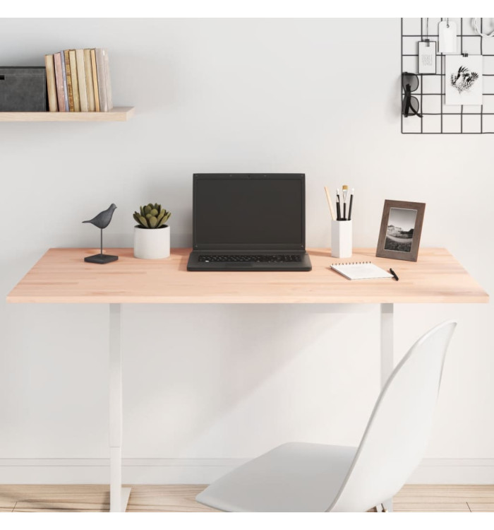 Dessus de bureau 110x60x1,5 cm bois massif de hêtre | Mobilier & Déco