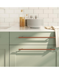 Poignées d'armoire 5 pcs bronze 320 mm acier inoxydable | Mobilier & Déco