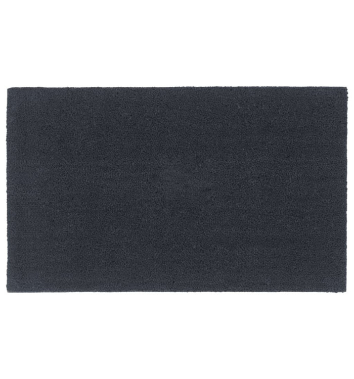 Tapis de porte gris foncé 90x150 cm fibre de coco touffeté | Mobilier & Déco