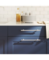 Poignées d'armoire 5 pcs argenté 192 mm acier inoxydable | Mobilier & Déco