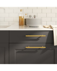 Poignées d'armoire 20 pcs doré 160 mm acier inoxydable | Mobilier & Déco