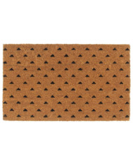 Tapis de porte naturel 45x75 cm fibre de coco touffeté | Mobilier & Déco