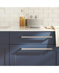 Poignées d'armoire 5 pcs argenté 320 mm acier inoxydable | Mobilier & Déco
