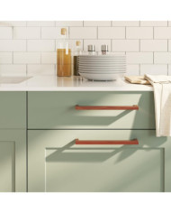 Poignées d'armoire 5 pcs bronze 224 mm acier inoxydable | Mobilier & Déco