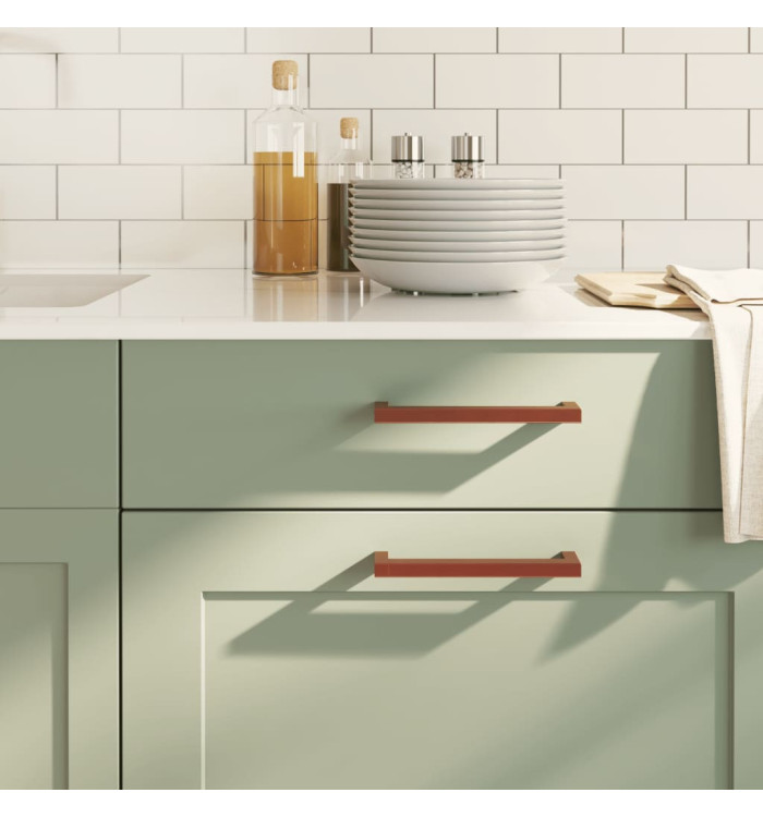 Poignées d'armoire 20 pcs bronze 160 mm acier inoxydable | Mobilier & Déco