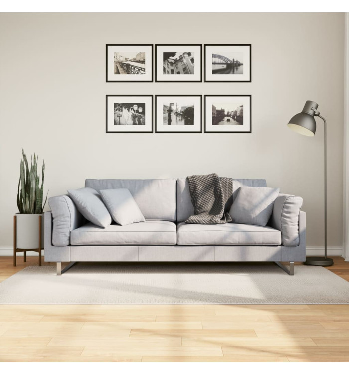 Tapis IZA poils courts style scandinave crème 100x200 cm | Mobilier & Déco