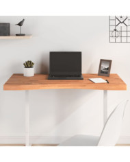 Dessus de bureau 100x(45-50)x4 cm bois massif de hêtre | Mobilier & Déco