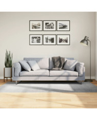 Tapis IZA poils courts style scandinave gris 100x200 cm | Mobilier & Déco