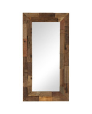 Miroir Bois de récupération massif 50 x 110 cm | Mobilier & Déco