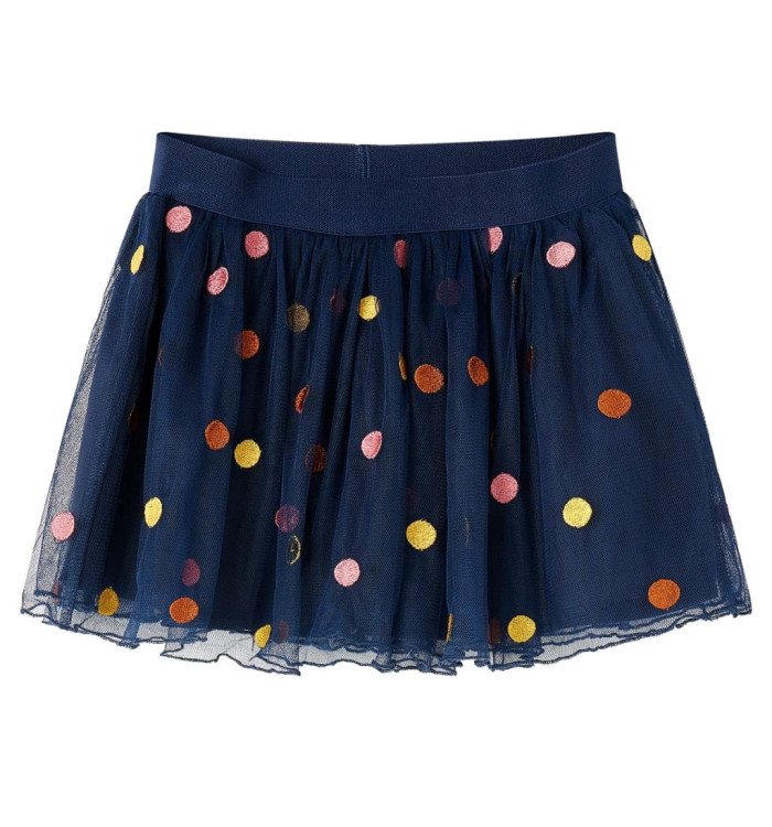 Jupe en tulle à pois pour enfants bleu marine 92 | Mobilier & Déco
