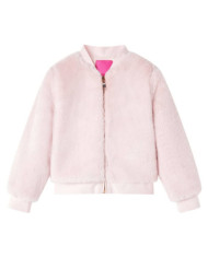 Veste pour enfants fausse fourrure rose douce 104 | Mobilier & Déco