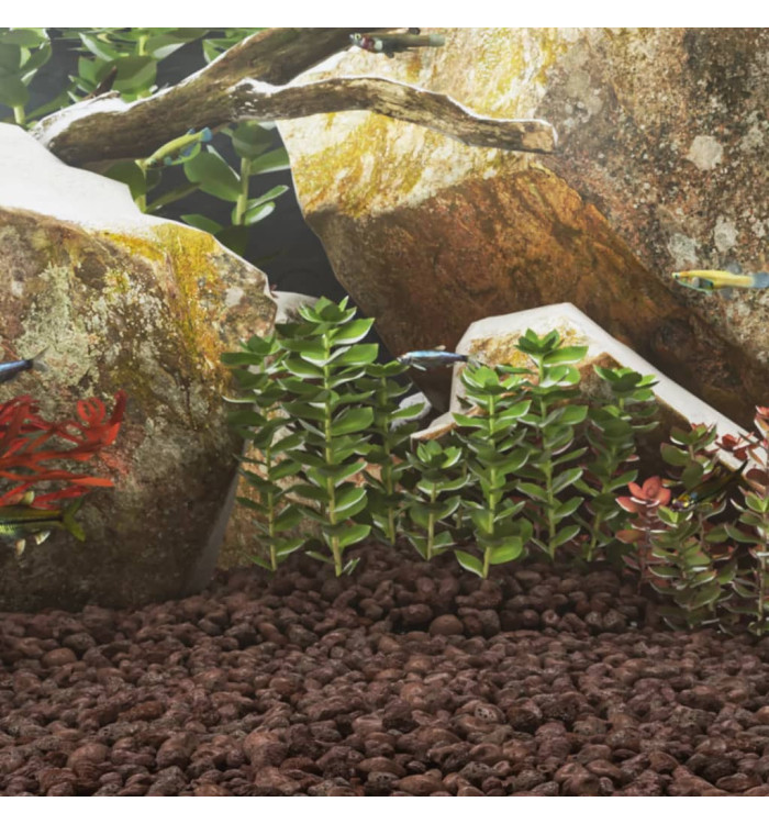 Roches volcaniques 25 kg rouge 3-5 cm | Mobilier & Déco