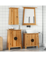 Ensemble de meubles de salle de bain 4 pcs bois de pin massif | Mobilier & Déco