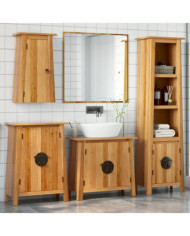Ensemble de meubles de salle de bain 4 pcs bois de pin massif | Mobilier & Déco