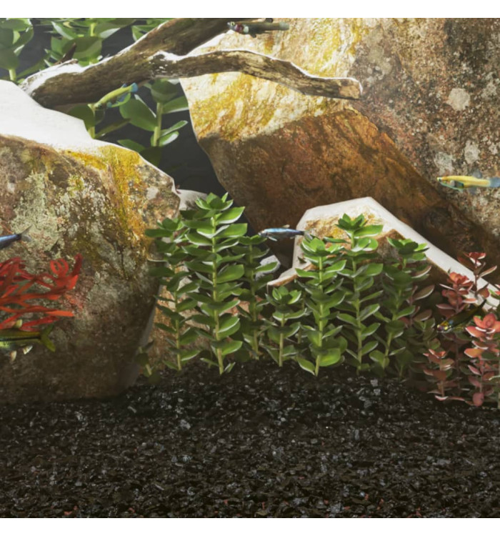 Sable pour aquarium 10 kg noir 0,2-2 mm | Mobilier & Déco