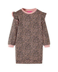 Robe sweatshirt pour enfants rose moyen 104 | Mobilier & Déco