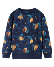 Sweatshirt pour enfants bleu marine 140 | Mobilier & Déco