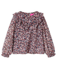 Chemise pour enfants à manches longues rose foncé 128 | Mobilier & Déco