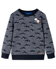 Sweatshirt pour enfants mélange bleu marine 104 | Mobilier & Déco