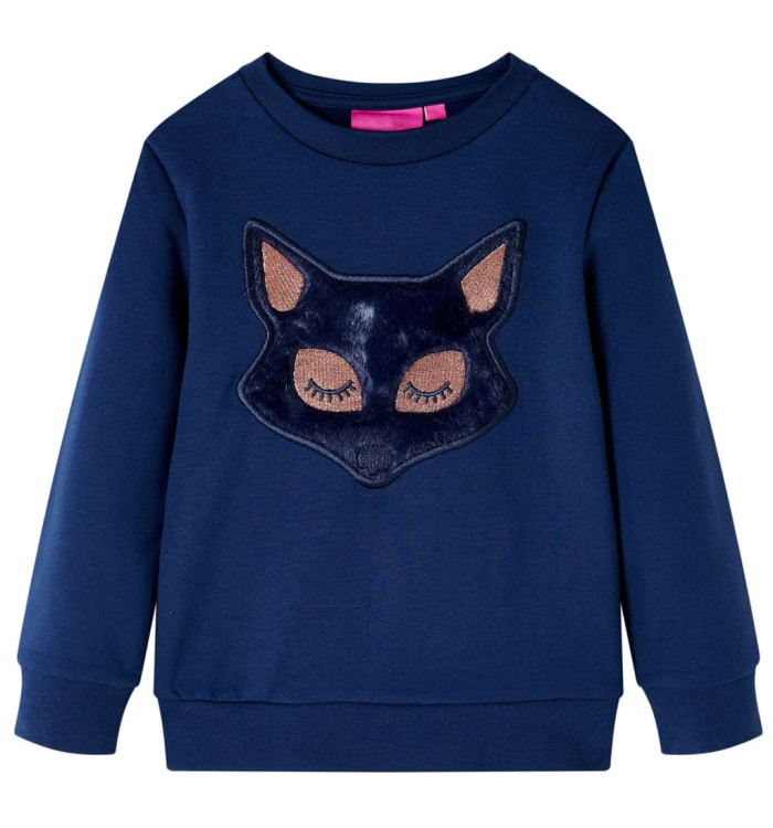 Sweatshirt pour enfants bleu marine 104 | Mobilier & Déco