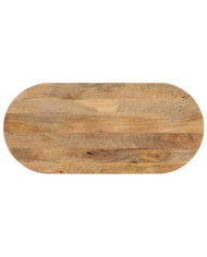 Dessus de table 140x60x3,8 cm ovale bois massif de manguier | Mobilier & Déco