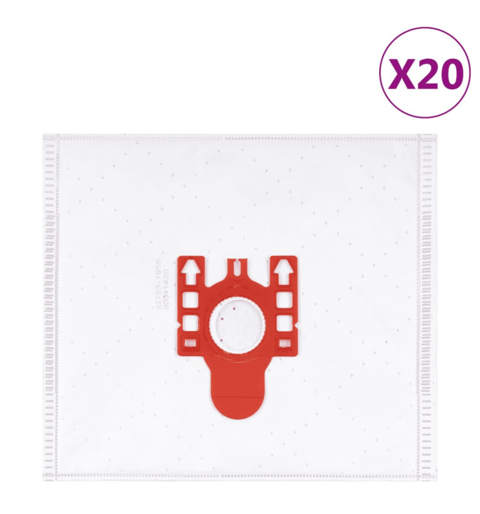 Sacs d’aspirateur pour Miele FJM 20 pcs | Mobilier & Déco
