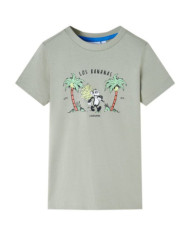 T-shirt pour enfants kaki clair 92 | Mobilier & Déco