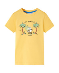 T-shirt pour enfants ocre clair 128 | Mobilier & Déco