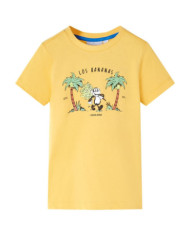 T-shirt pour enfants ocre clair 104 | Mobilier & Déco