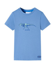 T-shirt pour enfants bleu moyen 104 | Mobilier & Déco