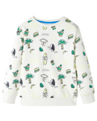 Sweat-shirt pour enfants écru doux 92 | Mobilier & Déco