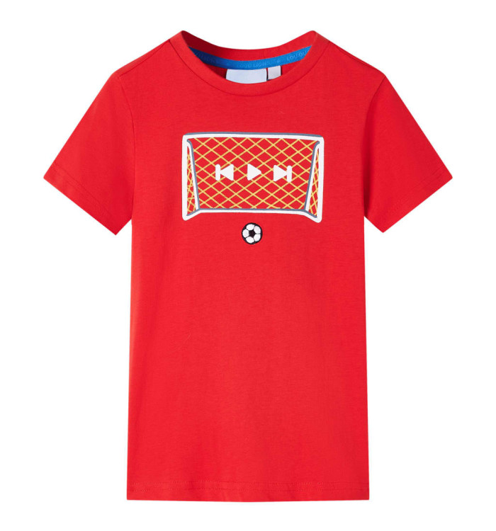 T-shirt pour enfants rouge 116 | Mobilier & Déco