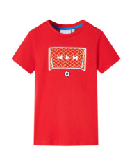T-shirt pour enfants rouge 116 | Mobilier & Déco