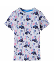 T-shirt pour enfants mélange gris 116 | Mobilier & Déco