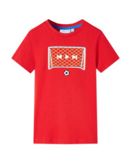 T-shirt pour enfants rouge 92 | Mobilier & Déco