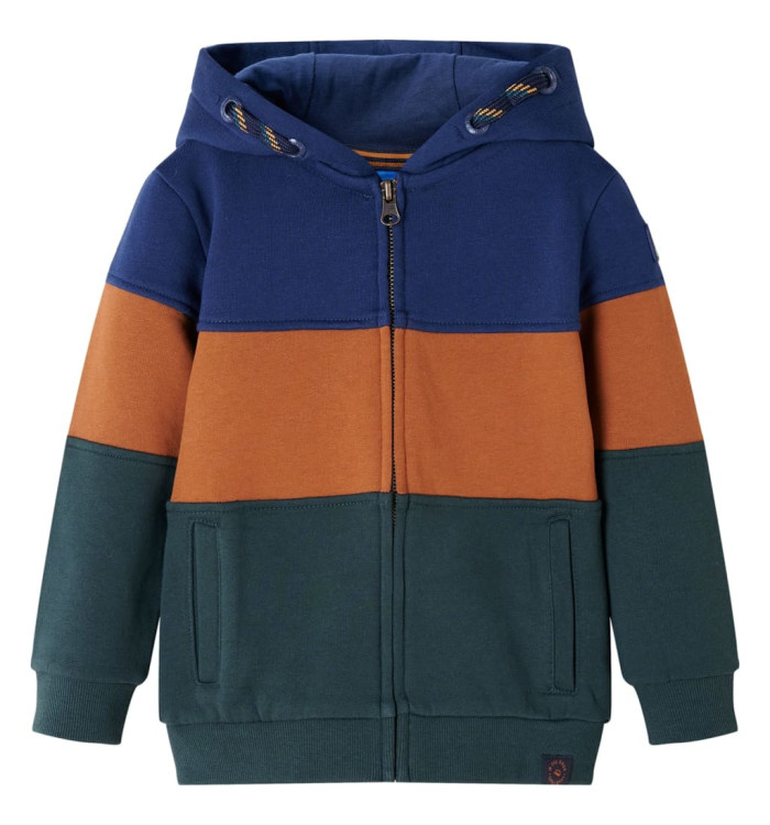 Sweat-shirt à capuche et fermeture éclair pour enfants 104 | Mobilier & Déco