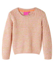 Pull-over tricoté pour enfants rose doux 140 | Mobilier & Déco