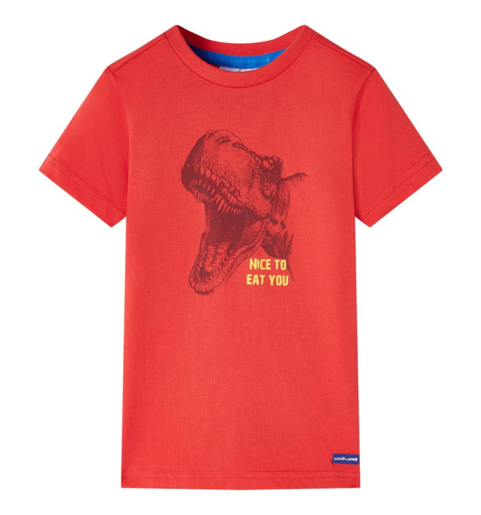 T-shirt enfants rouge 140 | Mobilier & Déco