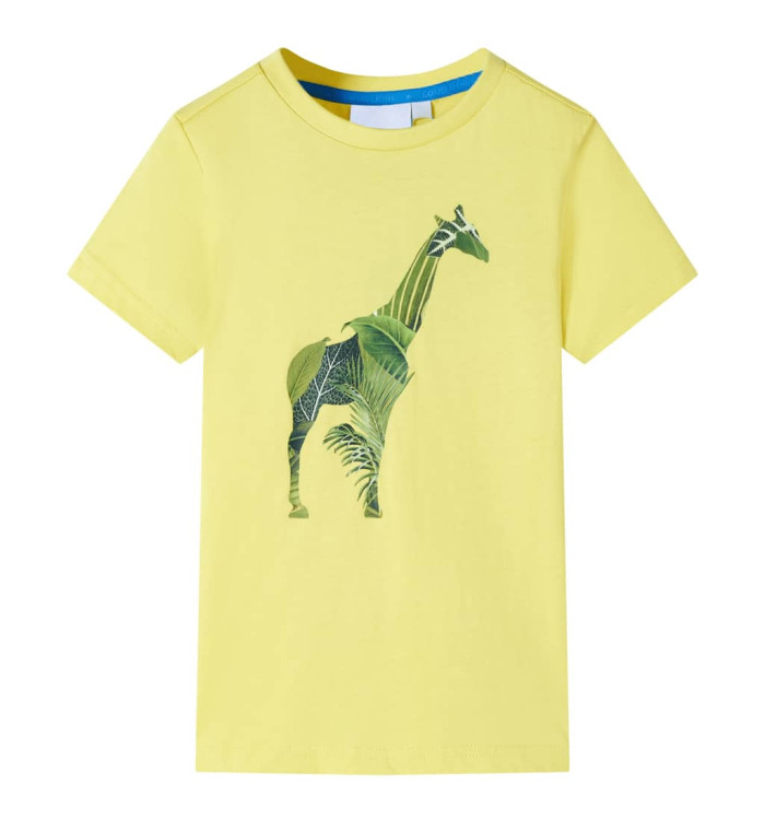 T-shirt pour enfants jaune 104 | Mobilier & Déco