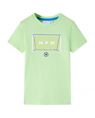 T-shirt pour enfants vert citron 128 | Mobilier & Déco