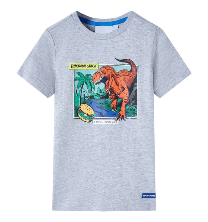 T-shirt enfants gris 116 | Mobilier & Déco