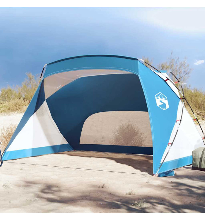 Tente de plage bleu azuré 274x178x170/148 cm 185T polyester | Mobilier & Déco