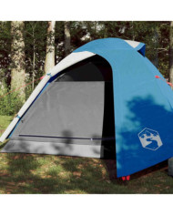 Tente de camping à dôme 3 personnes bleu imperméable | Mobilier & Déco