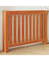 Cache-radiateur cire marron 108,5x19x84 cm bois massif de pin | Mobilier & Déco
