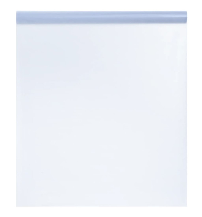 Film de fenêtre statique dépoli gris transparent 60x2000 cm PVC | Mobilier & Déco